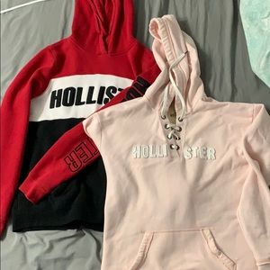 2 hollister hoodies